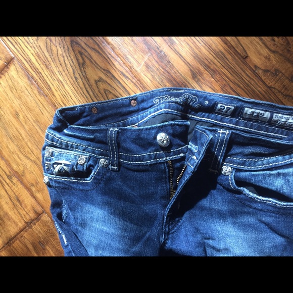 Miss me boot cut size 27 Jeans EUC - Picture 2 of 2